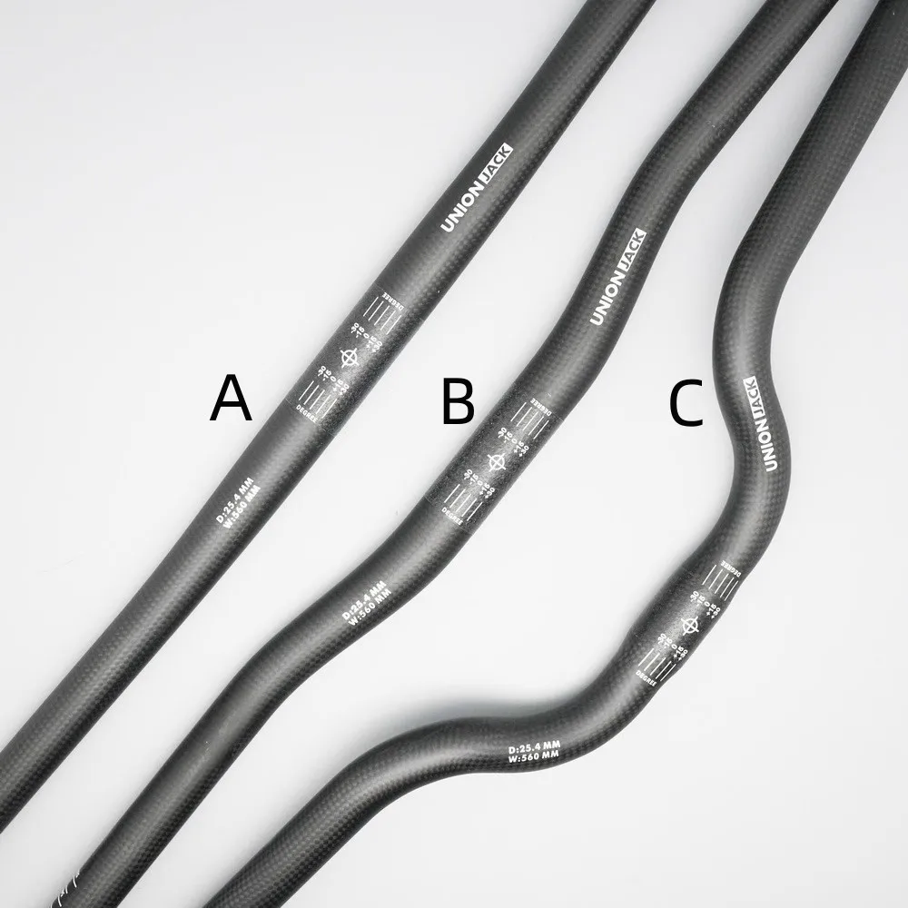 Unionjack carbon handlebar 25.4x560mm for brompton Cline Pline carbon handle