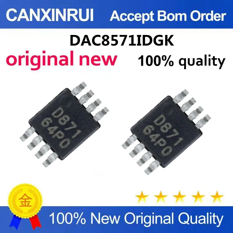DAC8571 DAC8571IDGK Silk Screen D871 MSOP8 Digital-to-Amo Converter Chip New