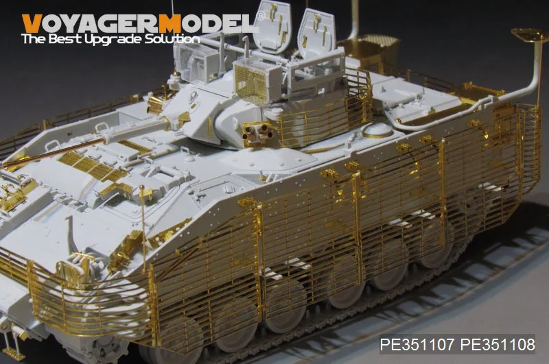 Voyager Model PE351108 1/35 Scale Modern British FV510 Worrior TES(H) AIFV Slat Armour 2011 VER Upgrade Set（For MENG SS-017）