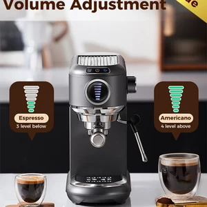 كافيلف 4 في 1 ماكينة صنع القهوة الساخنة / الباردة دولتشي جوستو ونسبريسو إيسي كبسولة ماكينة صنع القهوة كابتشينو مطحون كافتيرا 19 بار أفضل 6 أسعار لماكينة صنع قهوة نسبريسو - رقم 6