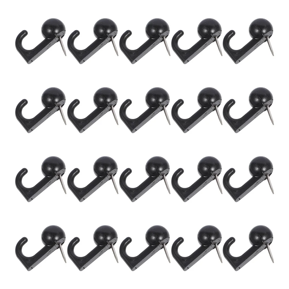 

Pushpin I-Pin Thumbtacks Heavy Duty Plastic Alloy Nails Strong Wood Decorative Hooks for Hanging Pictures Wall Photo Fixer