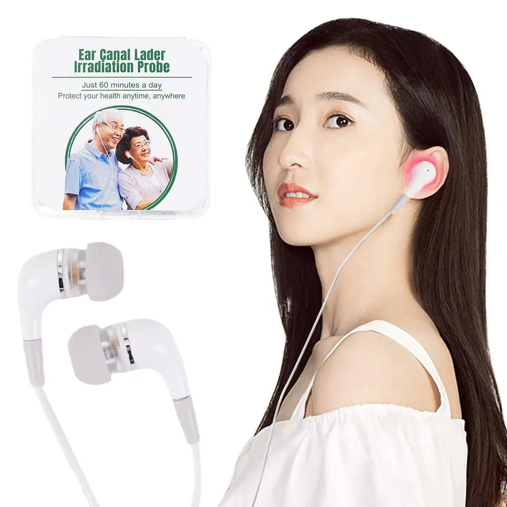 

Tinnitus Ear Laser Therapy LLLT Irradiation Laser Physiotherapy Rhinitis Treatment Media Deafness Sinusitis Nose Otitis Ear M8W7