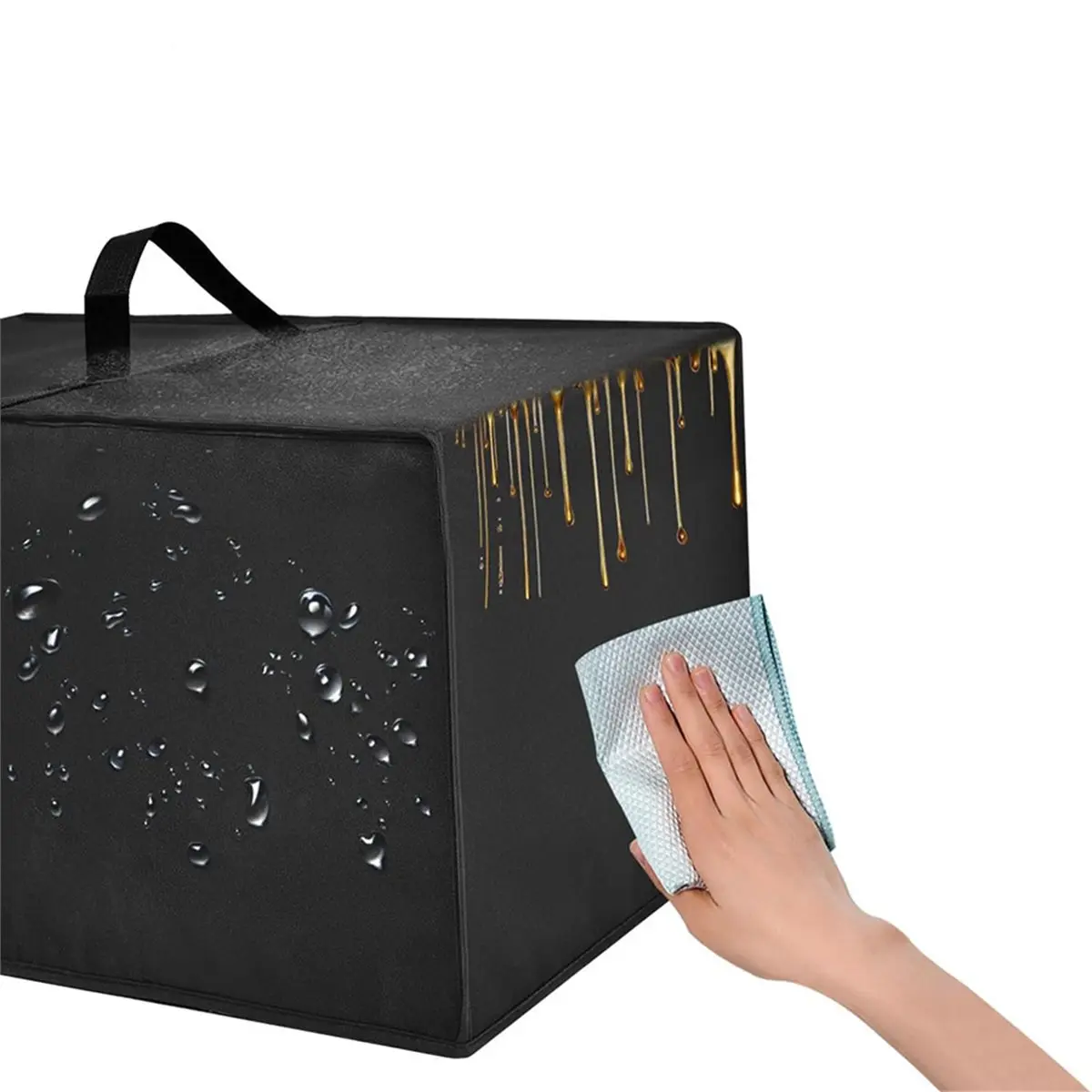Air Fryer Toaster Oven Dust Cover for French Door Air Fryer FO101 Household Toaster Cover