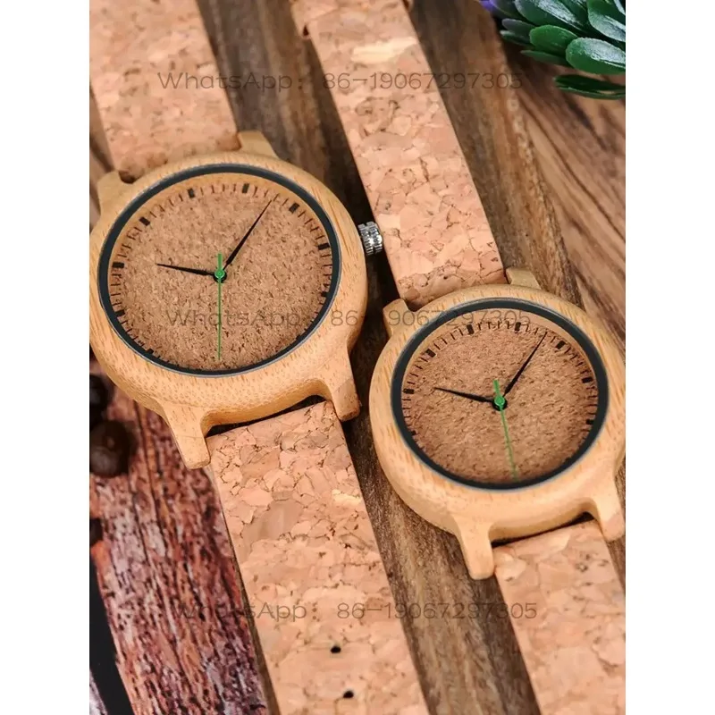 Student couple bamboo and wood watch female ins style simple temperament male watch personalized gift