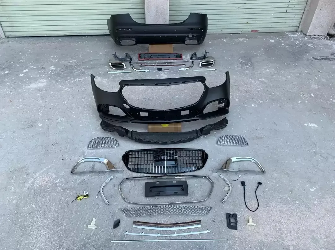 

Car front bumper surrounded Body kit grille Rear lip fog lamp cover for Mercedes Benz E class modified Maybach