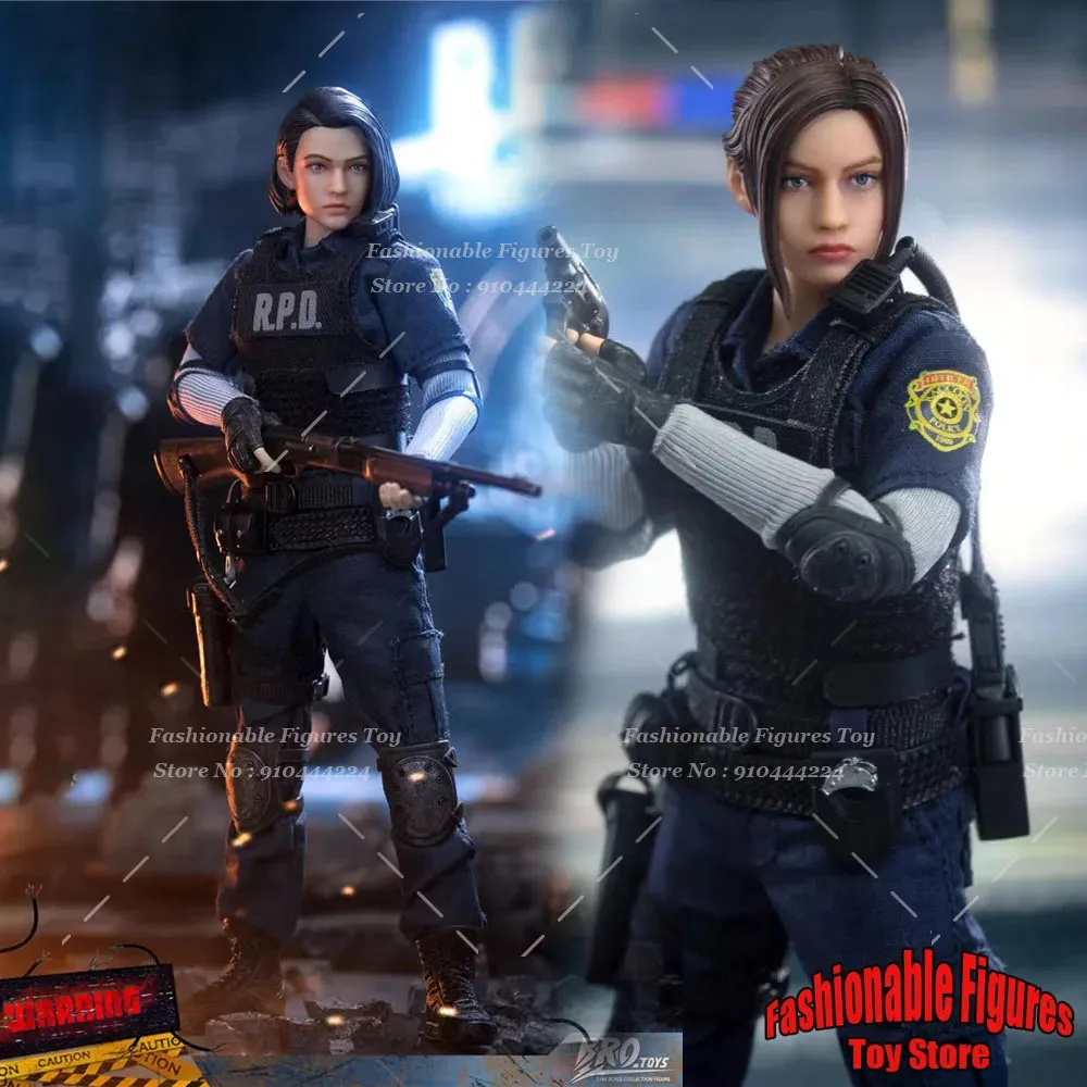 BROTOYS LR006 1/12 Women Soldier  Police Clay Neil Adventure Game Double Persion Version Full Set 6Inch Action Figure Model