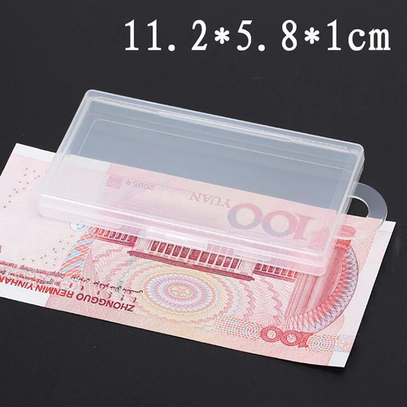 Hot Selling Small Parts Thin Transparent Collapsible Plastic Boxes Small Jewelry Storage Packaging Box 11.5*6.1*1.3cm