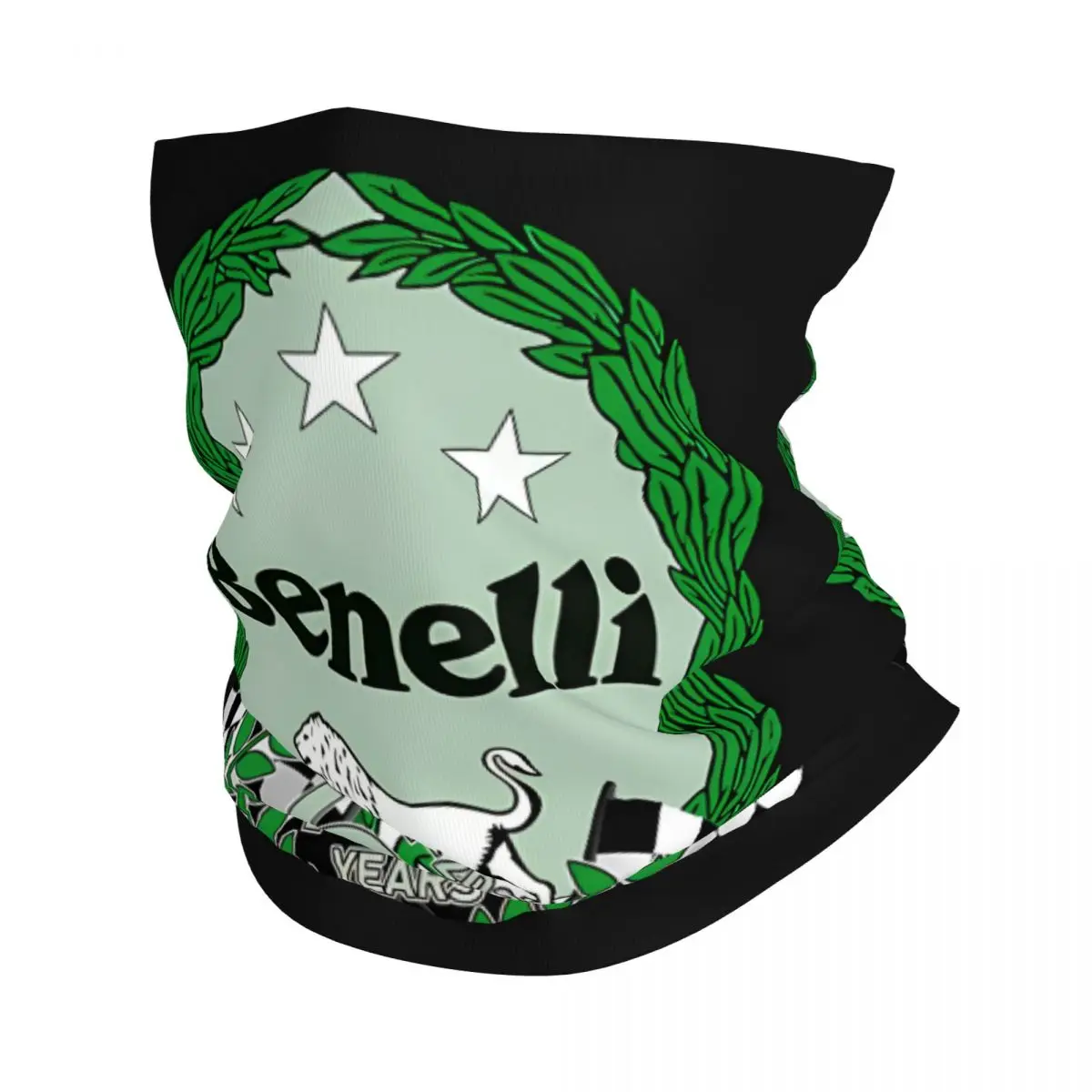 Lion Logo 100Th Anniversary Celebration Benellis Bandana Neck Cover Printed Motor Motocross Face Mask Cycling Face Mask Hiking