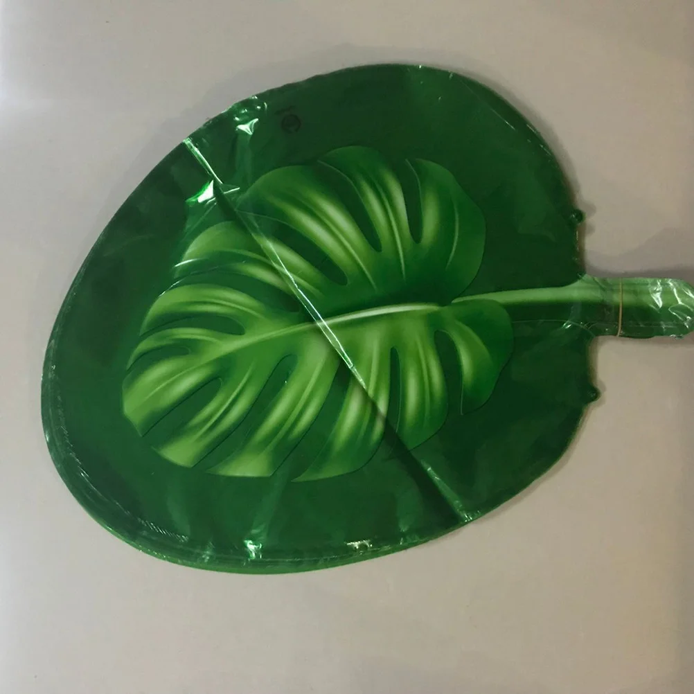 

10Pcs Turtle Leaf Pattern Aluminum Foil Balloons Green 18inch Birthday Party Decor Mylar Helium Birthday Balloons