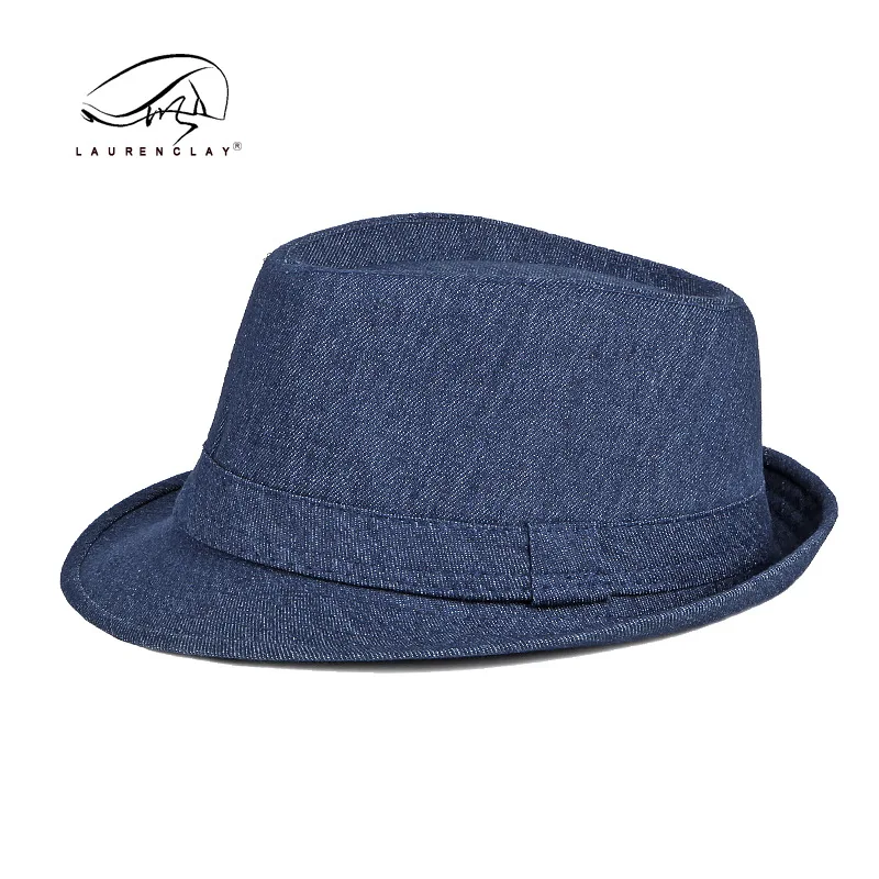 

Hat Men's Spring And Summer Outdoor Casual Bowler Hat Women's Denim Light Board British Style Fedora Hat Men's British Retro