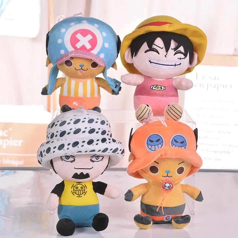 HoT 25cm One Piece Anime-Figur Zoro Luffy Chopper Plüschtiere Niedliche Cartoon-Plüschpuppen Anhänger Kinder Weihnachtsgeschenke – Detail 14