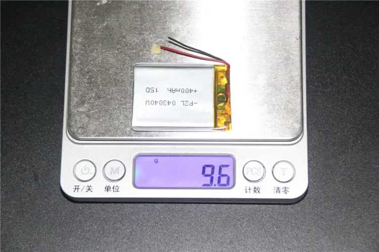 3.7 فولت بوليمر Q99 بطارية ليثيوم قابلة للشحن MP3 حزمة sunspot Q12 مسجل MP4 الأساسية 403040   خلية ليثيوم أيون قابلة للشحن