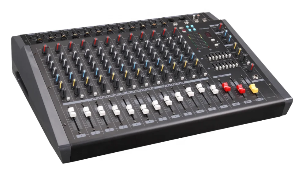 

DJ Equipment 12 Channel professional digital audio mixer PMX1208D-USB