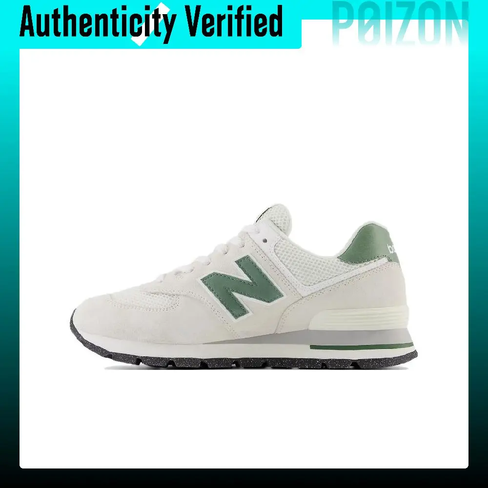 New Balance NB 574 Vintage Cushioning Abrasion Resistant Low top Running Shoes Unisex Beige Green ML574DUG