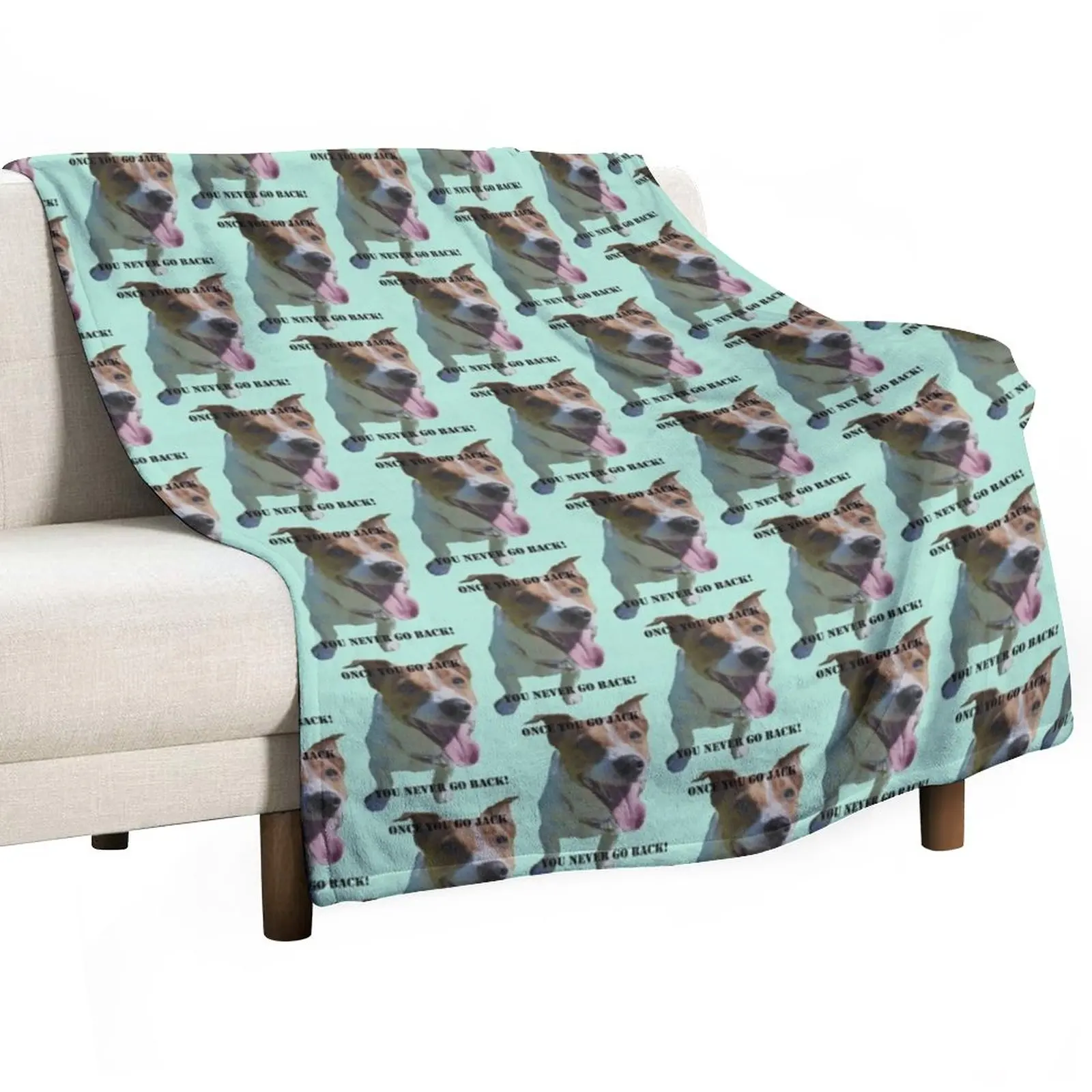 

Jack russell terrier Throw Blanket Soft Big Blanket Shaggy Blanket