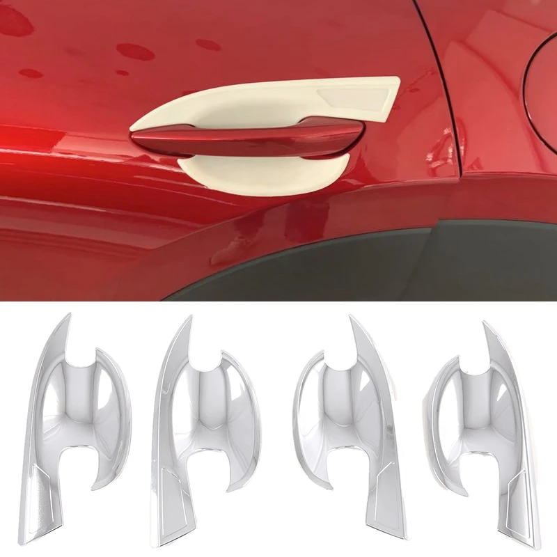 

Для Mazda Cx30 Cx-30 Cx 30 2019 2020 Наружная ручка двери автомобиля чаша крышка обрезанная рамка Декоративные аксессуары ABS