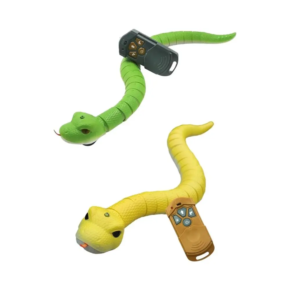 Scary Induction Snake Reptile Remote Control Snake Toy Electronic Prank Toy Portable Kids Snake Toy Stage Performances