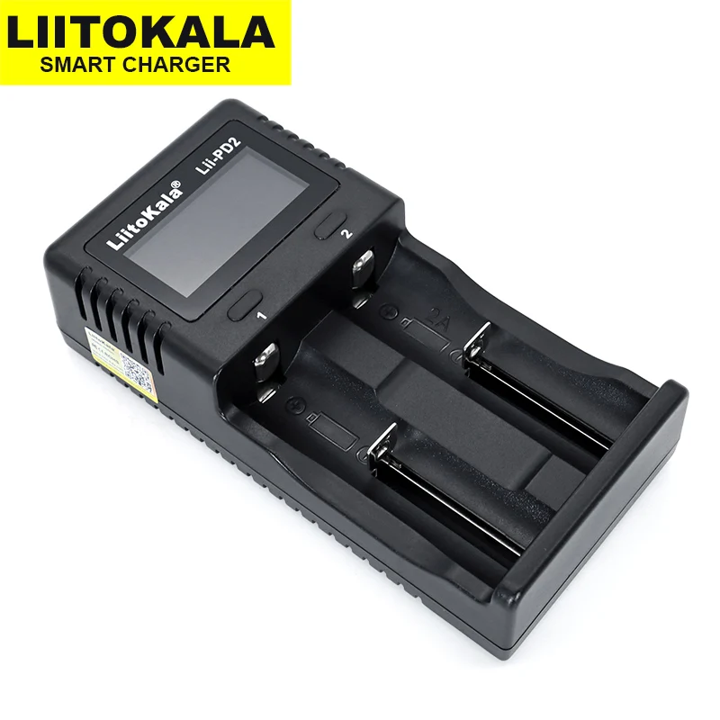 Nowa ładowarka Lii-PD2 LiitoKala do 18650 26650 21700 18350 AA AAA 3.7V/3.2V/1.2V baterie litowe NiMH