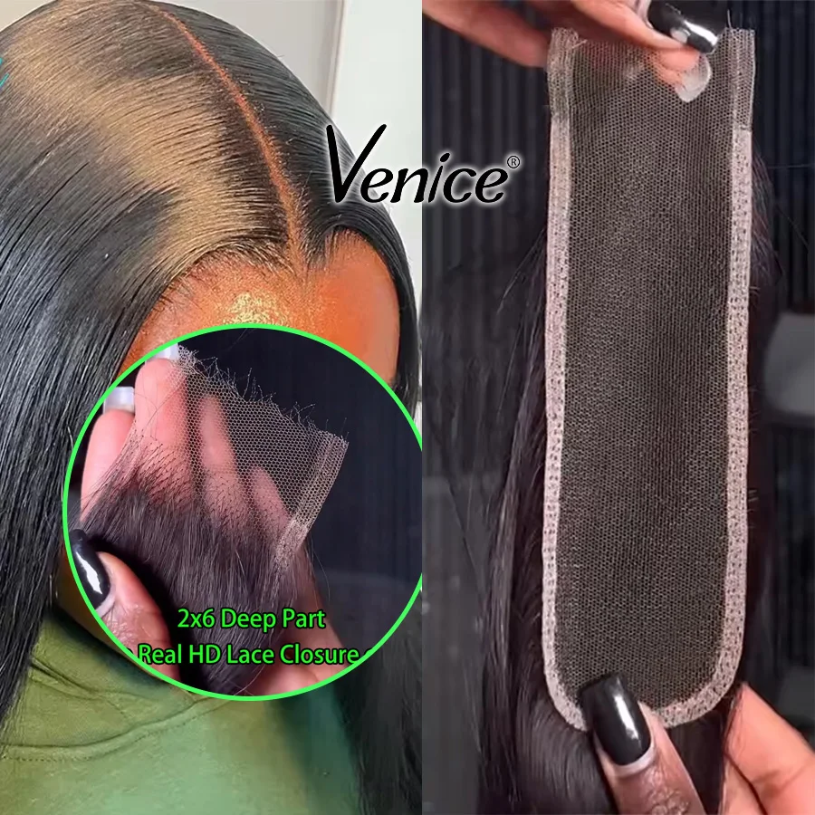 

Venice 5x5 HD Кружевная застежка Одиночная мини-доча до побачення Узлы 2x6 Real HD Кружева Незаймана человеческие волосы 0,1 мм Предварительно выщипанные линии роста волос Одиночные узлы