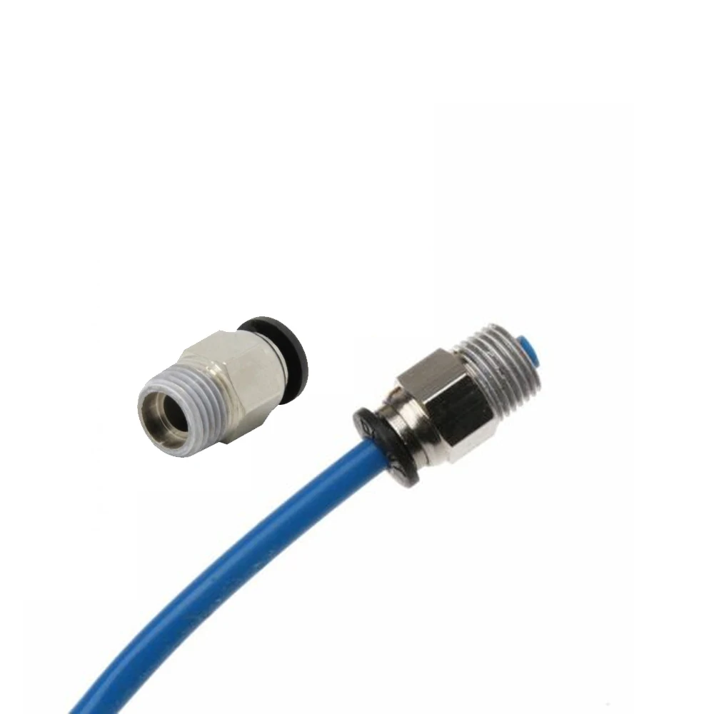 PC4-M10 conector neumático acoplador Racor PTFE Impresora 3d PC4-01 atraviesa