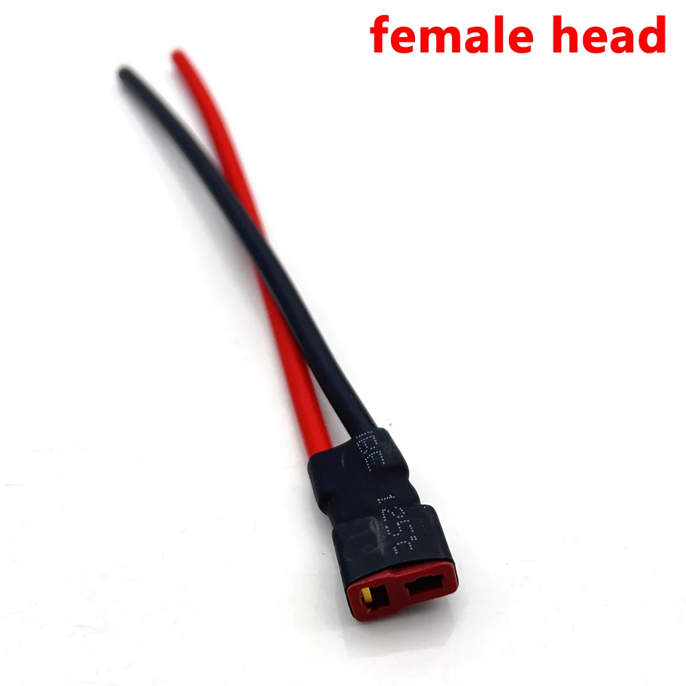 T Type Socket Plug Connector Female to Male T Plug Battery Pack Connector Cable For Rc Lipo Battery Rc Model electric car model