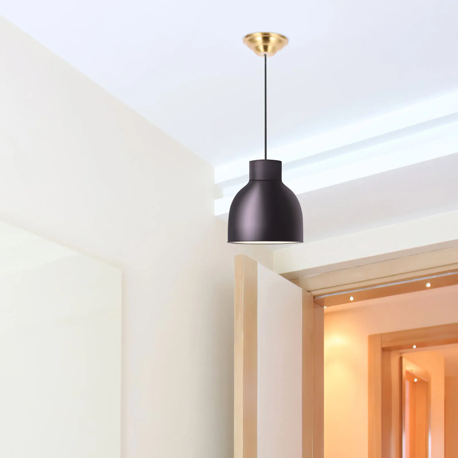 

Metal Cover Pendant Lamp Base Bracket Finial Cap Brass Adapter Retro Decor Cylinder Bronze Ceiling Light Fitting Sturdy