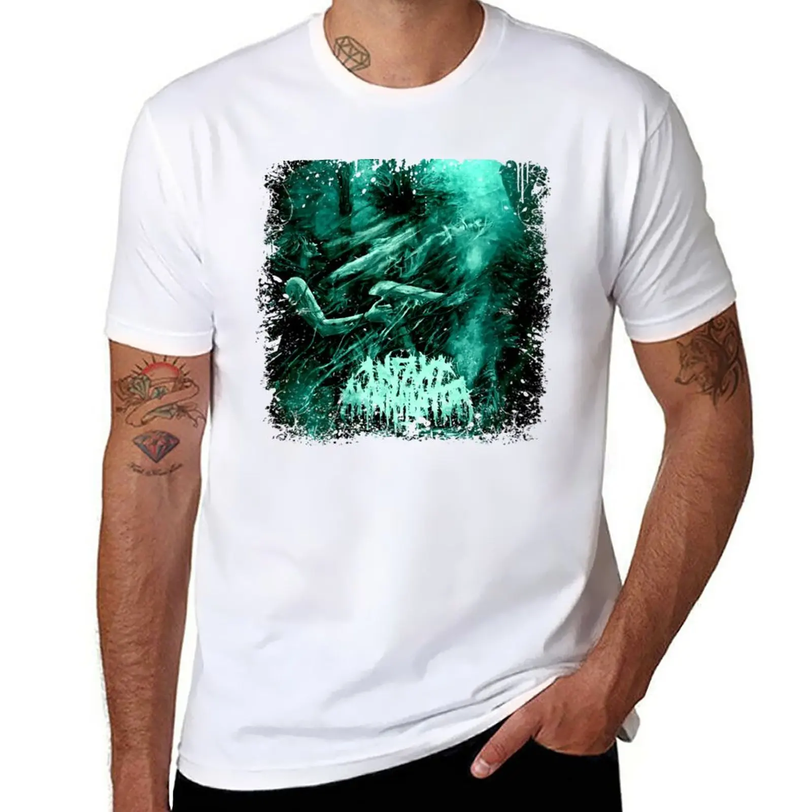 New Infant Annihilator Album Cover T-Shirt cat shirts anime clothes plain black t shirts men