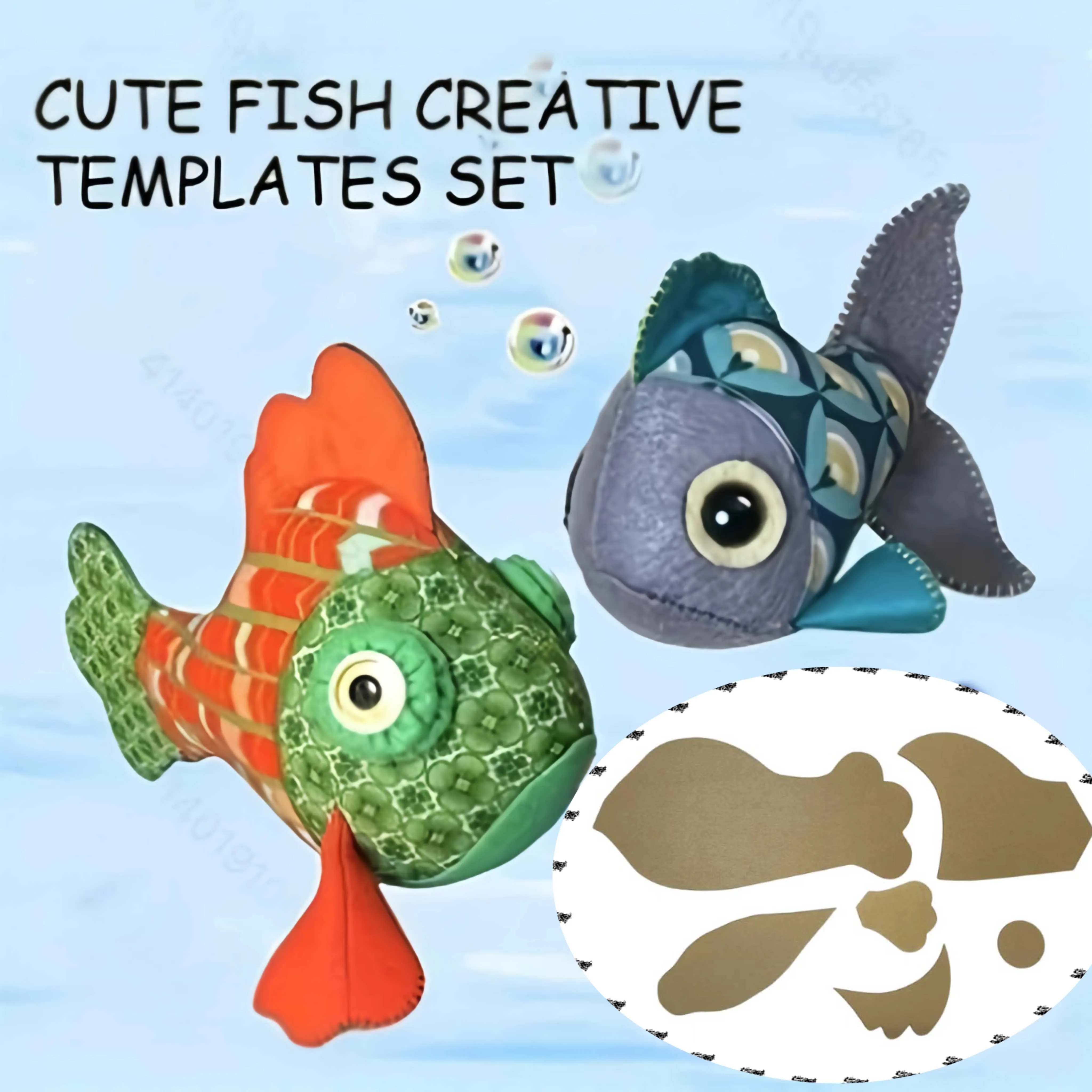 

Линейка шаблонов в стиле пэчворк с золотой рыбкой, многоразовая швейная линейка, точная резка, эффективный швейный инструмент «сделай сам»