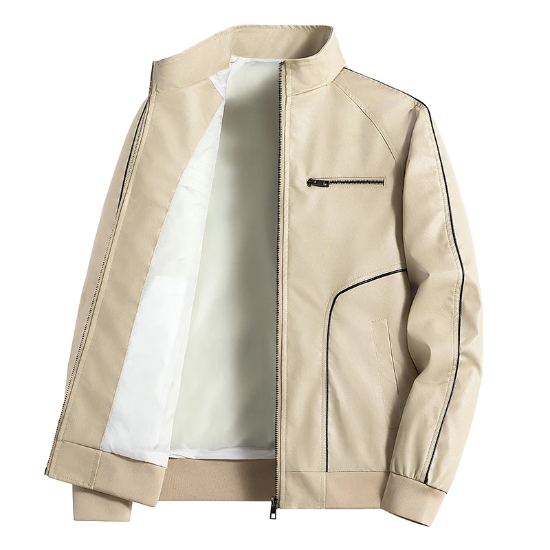 

Уличная ветрозащитная куртка для рыбалки, мужская новая осенняя американская крутая стильная куртка-пилот, кожаная куртка высокого класса, повседневное модное пальто