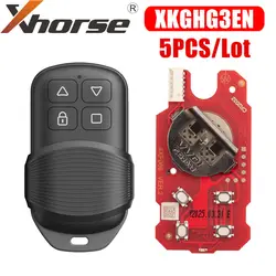 Xhorse XKGHG3EN 2nd Generation Masker Style Garage Remote 4 Buttons 5pcs/lot