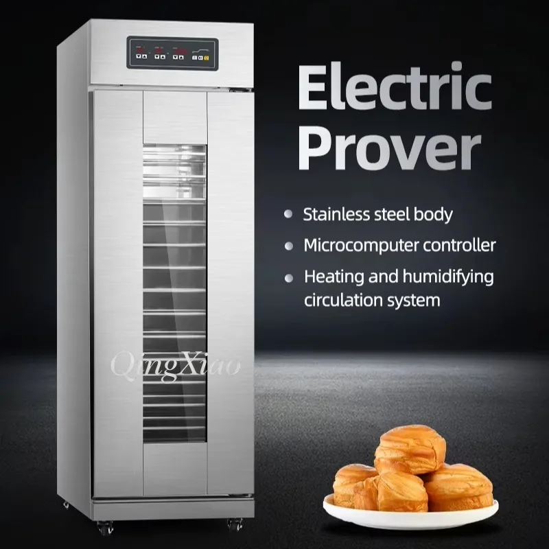 

Commercial Spray Fermentation Cabinet Double Door Dough Proofer Constant Temperature Humidity Shelves For Bread Bun Steamed Bun