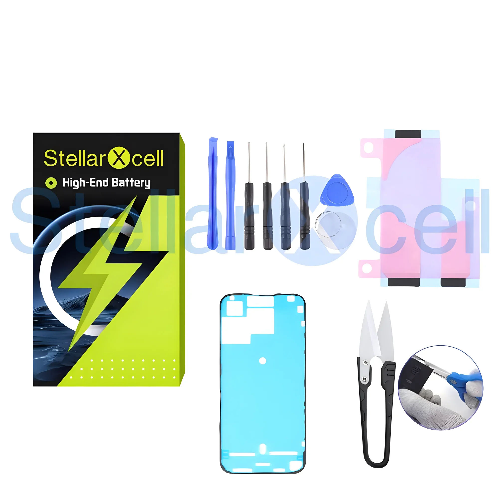 Decode Battery No important message Show 100% genuine StellarXcell Battery For iPhone 11 Pro Max 12 13 14 13 mini 15 plus image 6