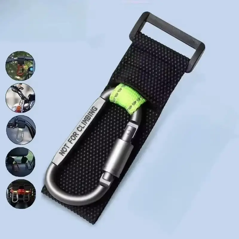 Heavy Duty Metal Hooks Multi-functional Solid Thick For Motorcycle E-Bike Scooter Outdoor Use