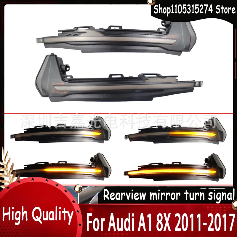 For Audi A1 8X 2011-2017 turn signal indicator light modified rearview mirror LED running light.signal lamp assembly