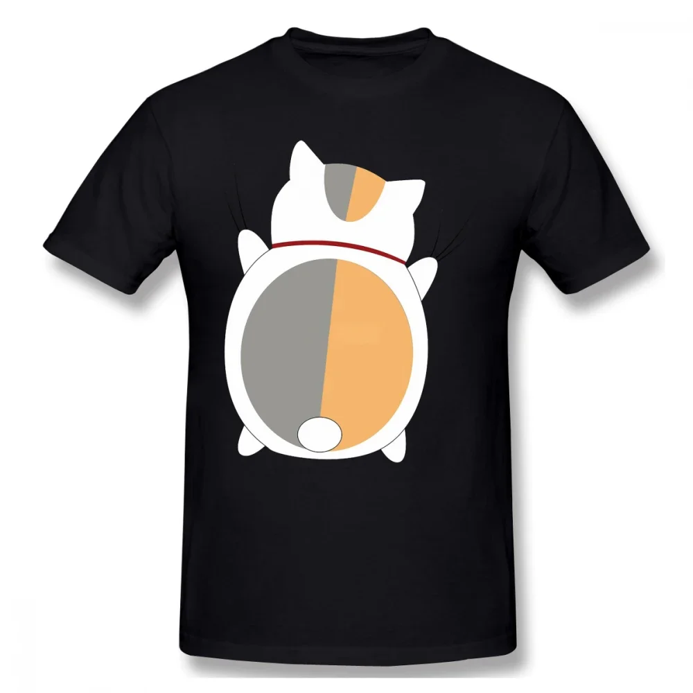 Nyanko SenseiAnime Clothes Design Natsume Yuujinchou Takashi Natsume Anime 100% Cotton Men T-Shirt