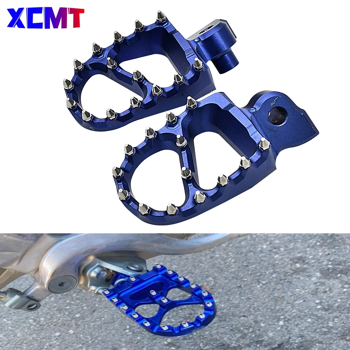 Motorcycle Foot Pegs Rests Footrest Footpeg Pedals For YAMAHA YZ 65 85 125 250 250F 450F 125X 250X 250FX 450FX WR250F WR450F