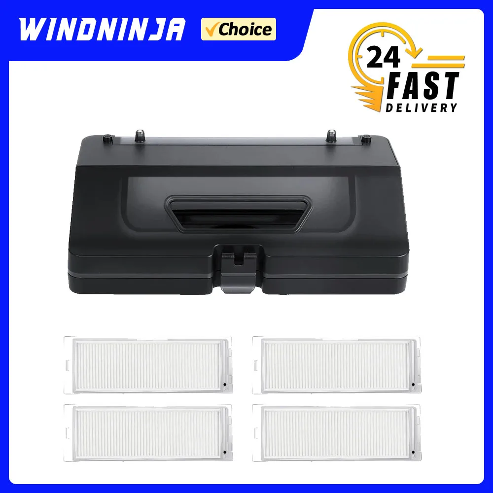 For Xiaomi 2S/3C VIOMI V2 PRO/V3/SE/STYTJ02YM/Mop Pro Robot Vacuum Cleaner 2 in 1 Water Tank Dust Bin Box With Filter