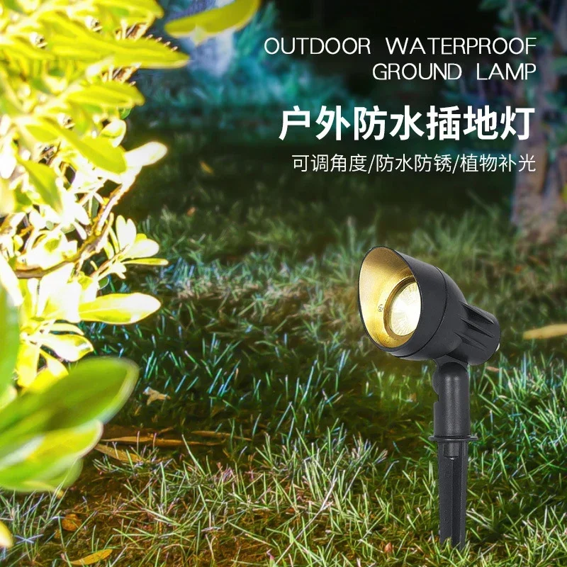 

270° Adjustable LED Tree Landscape Outdoor Waterproof Floodlight Floor Lamp Lawn Light Garden Decorative Light New