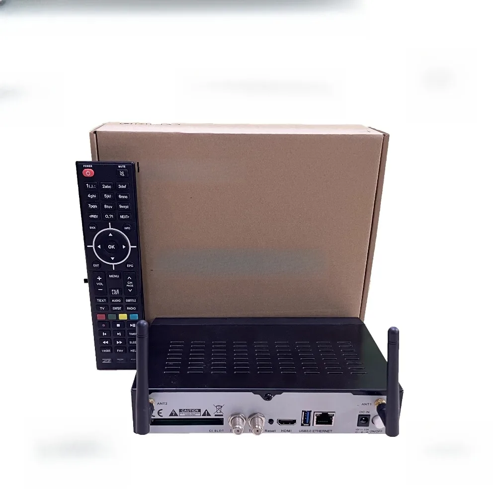 Broadcom 4K cpu running satellite tv receiver H.265 decoder zgemma h17 twin dvb s2 + dvb s2 CI plus & CA