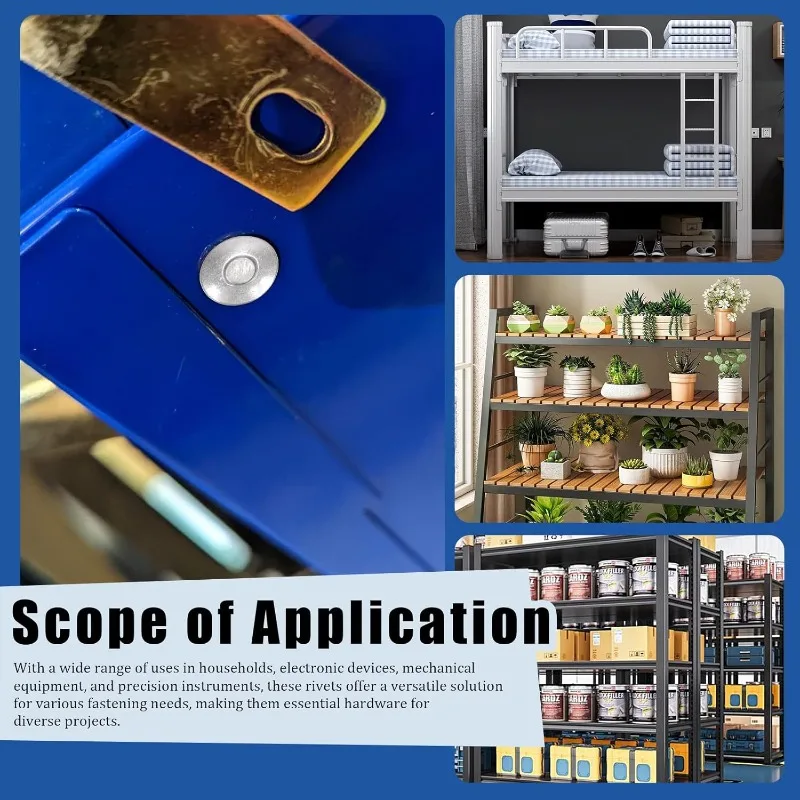 الجملة المطرقة محرك التوسع المسامير الصغيرة التنصت مسامير السحابات التوسع الألومنيوم مسمار رئيس ثقب تدق نوع مسامير