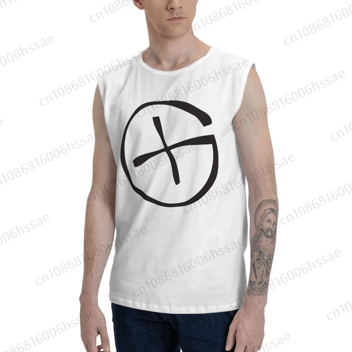 Geocache Summer Sports Tank Tops Men's Breathable Sleeveless T-shirt Vests Run Clothing