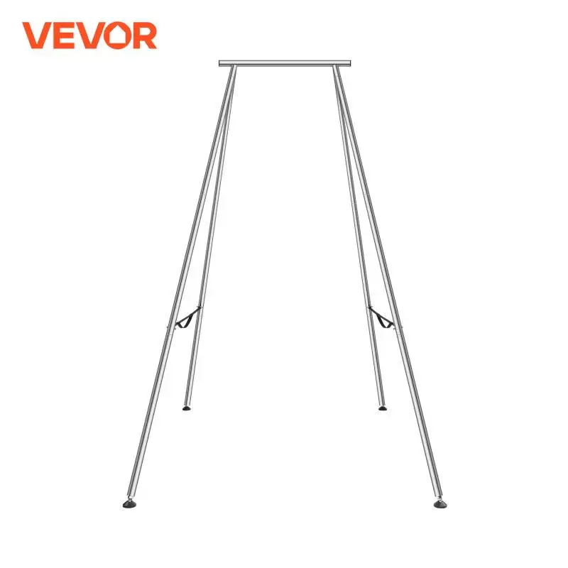 VEVOR 9.67 ft Aerial Yoga Frame Max 551.15 lbs Load Chrome-Plated Steel Pipe Inversion Yoga Swing Stand 