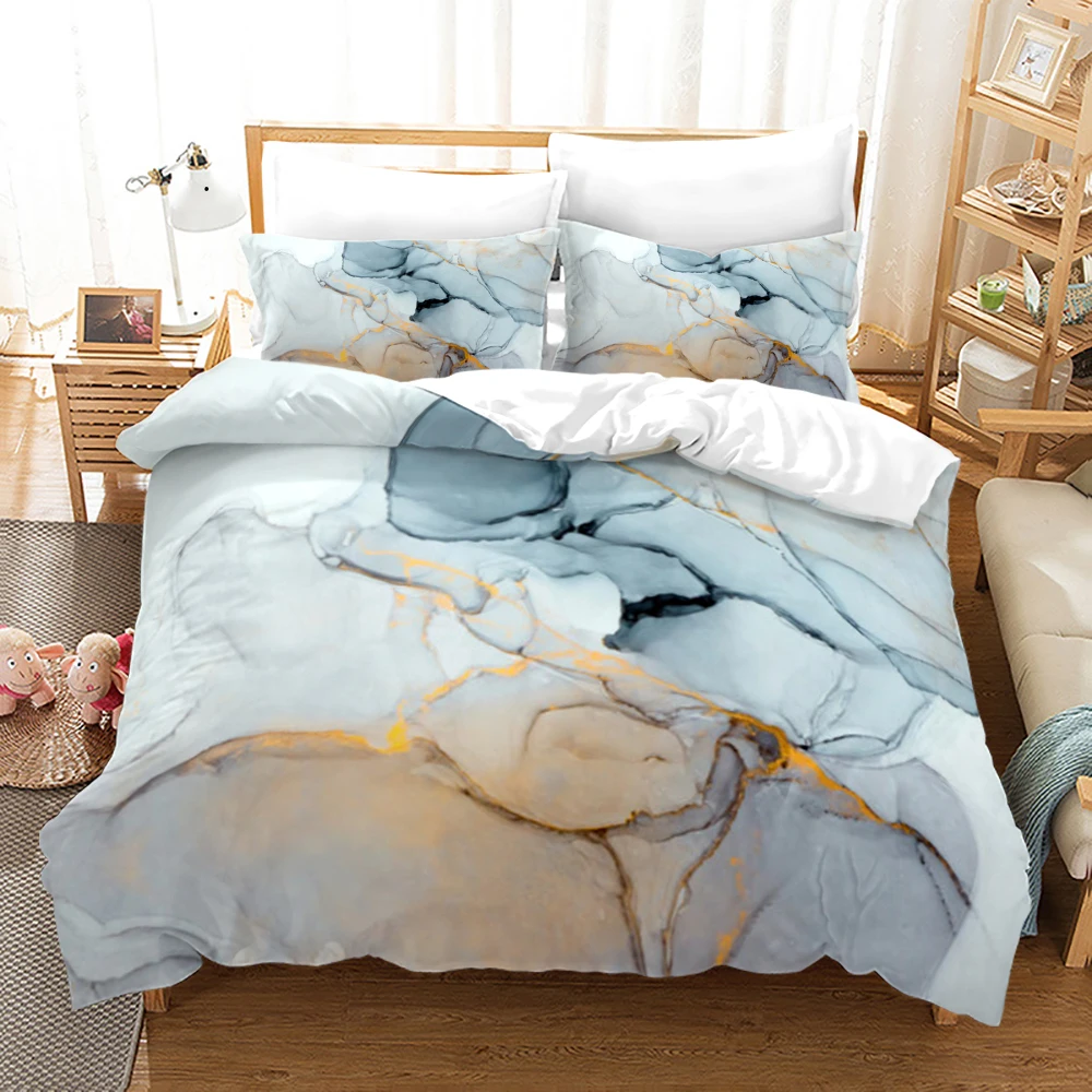 Texture Bedding Set Single Twin Full Queen King Size All-match Bed Set Aldult Kid Bedroom Duvetcover Sets 3D Anime 013