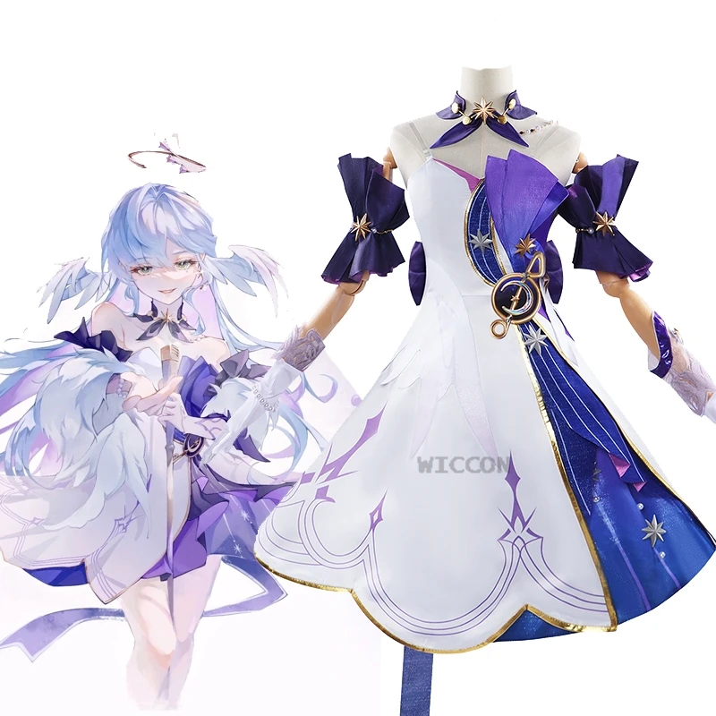 

Robin Cosplay Costume Dress Honkai Star Rail Halovian Carnaval Anime Party Role Play Women Fancy Uniforms Halloween Clothing