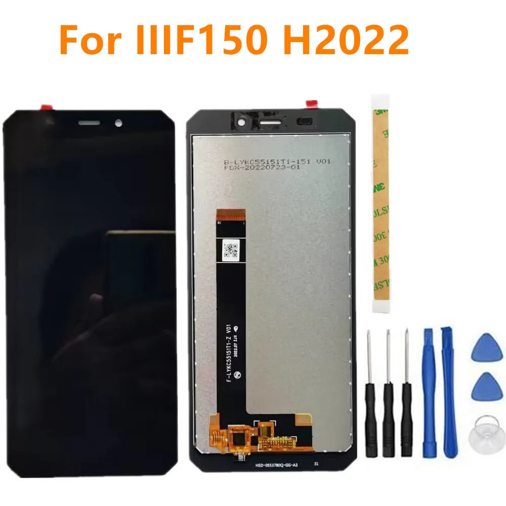 New Original LCD Display Repair For Oukitel IIIF150 H2022 Cell Phone Digitizer Assembly Touch Glass Panel Change Parts