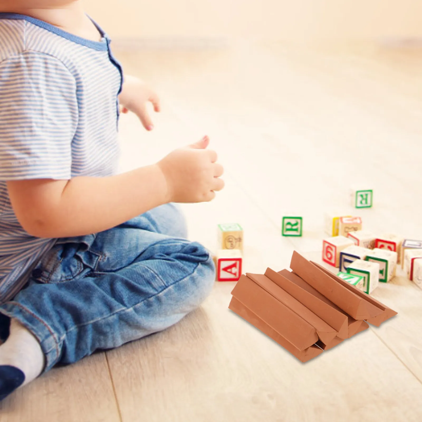 

10Pcs Mini Building Simulation Blocks for DIY Craft Landscape Architecture Kids Micro Garden Decor Construction Set