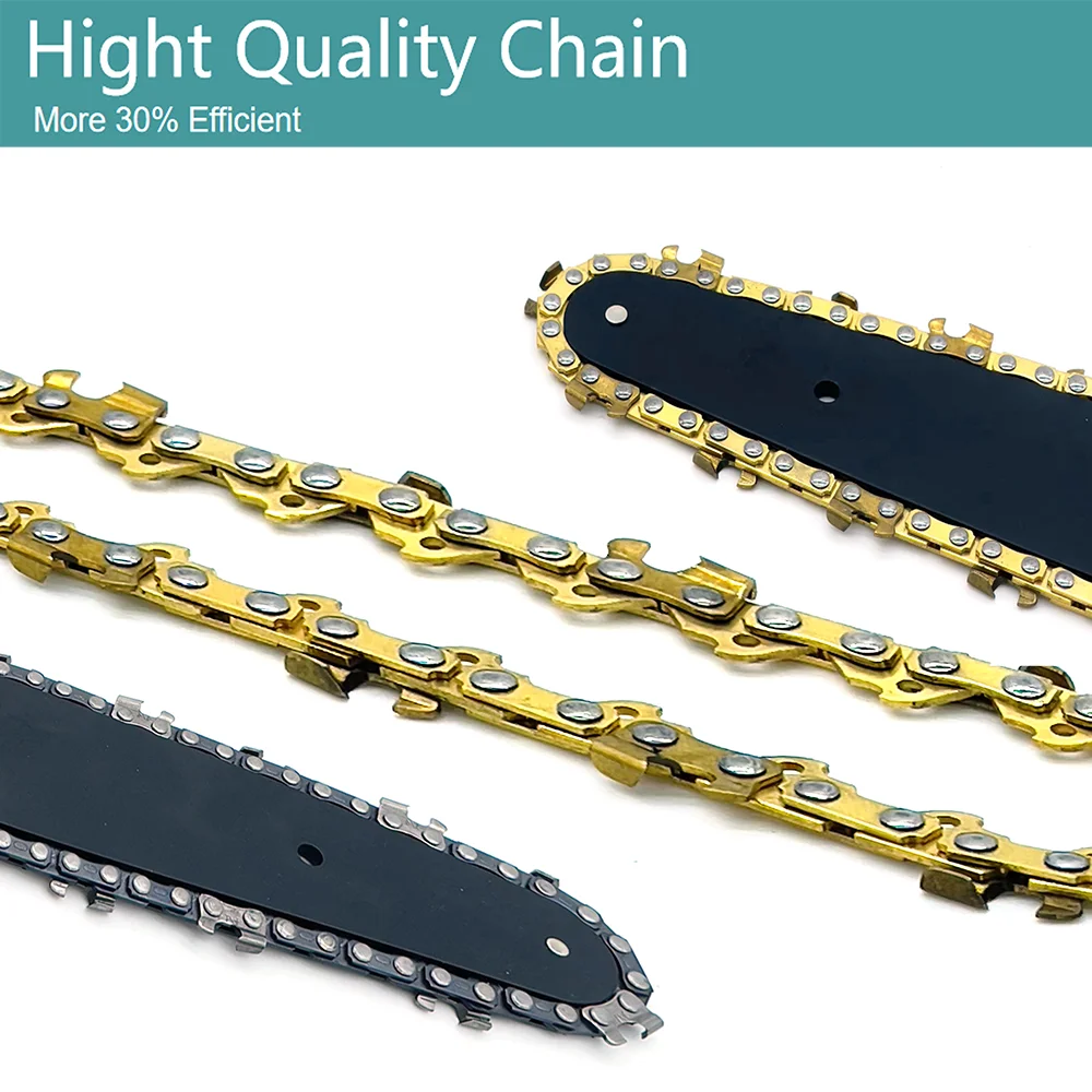 4 6 8 Inch Chains for 4/6/8 Inch Electric Saw Chainsaw Chain 6 Inches Electric Saw Parts 4 6 8 Inch Chainsaw Guide Plate