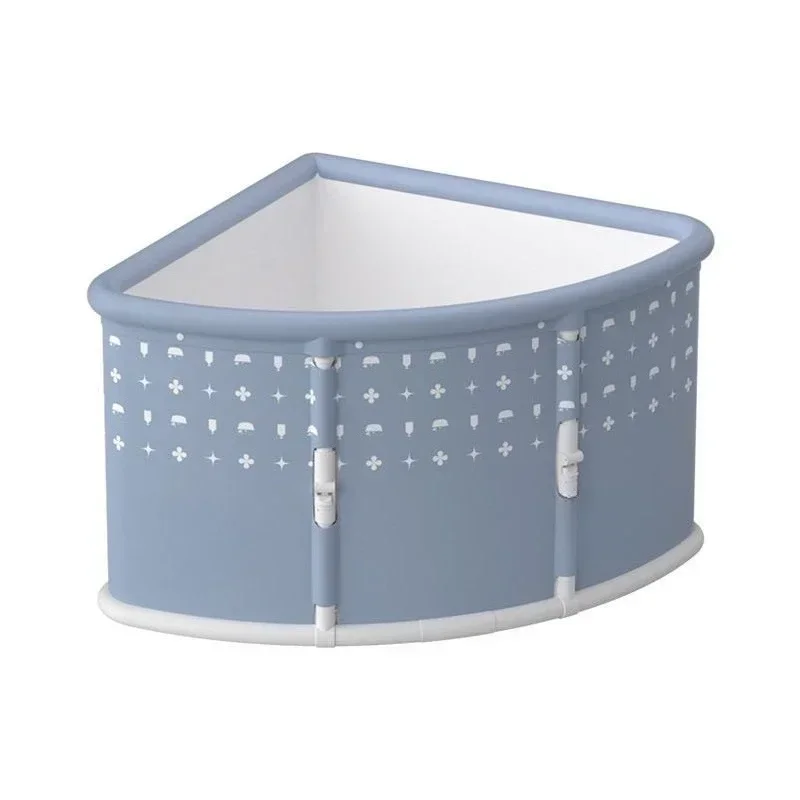 Household one-click folding installation-free bath bucket Adult bath bucket Portable one-second folding children's triangular