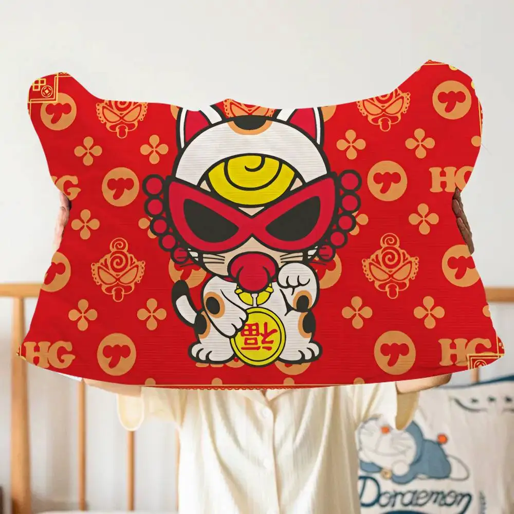 Japan Fashion Hysteric Mini Quick-Dry Polyester Pillow Scarf - Moisture-Wicking & Breathable For Hot Sleepers