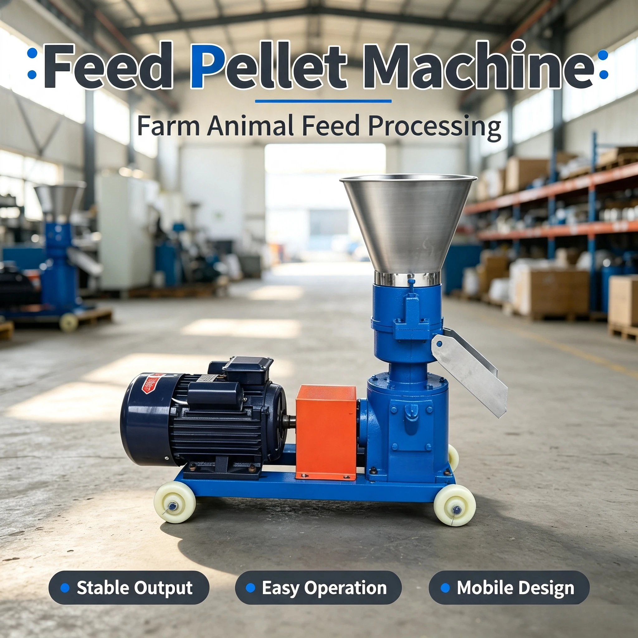 Feed pellet machine Small household cattle, sheep, fish, rabbit, chicken, duck and goose pellet breeding equipment